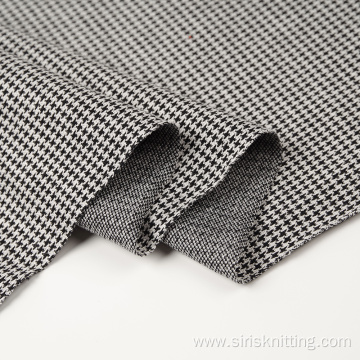 Viscose Poly Nylon Span Double Jacquard Fabric